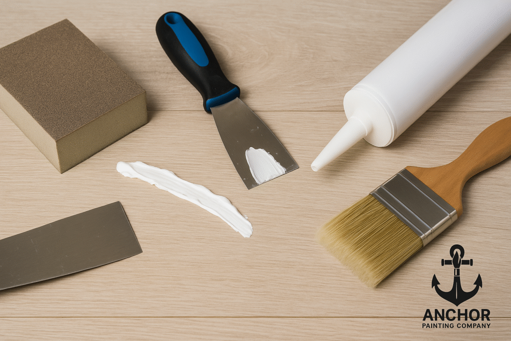 fort-collins-co-paint-prep-services Fort Collins Paint Prep Services - Anchor Painting - caulk, sanders, and paint prep materials