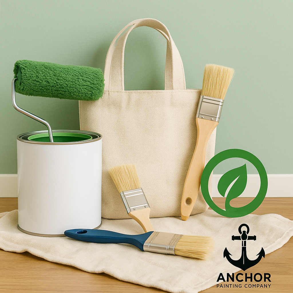 fort-collins-zero-voc-painting Low & Zero VOC Painting in Fort Collins, CO - Anchor Painting - a voc bag and painting materials